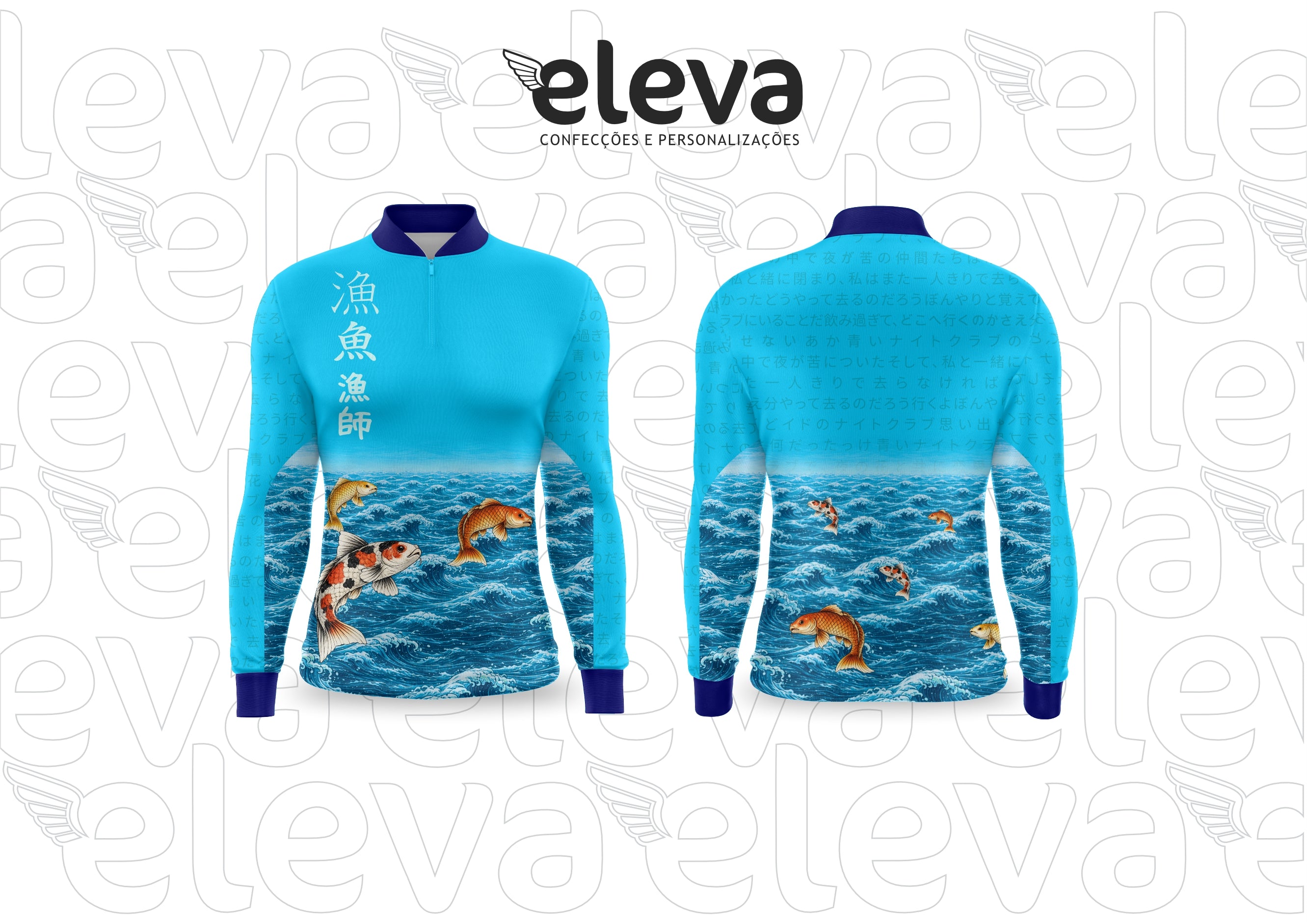 Camisa Manga Comprida com Proteção UV FPS 50+ – Pesca