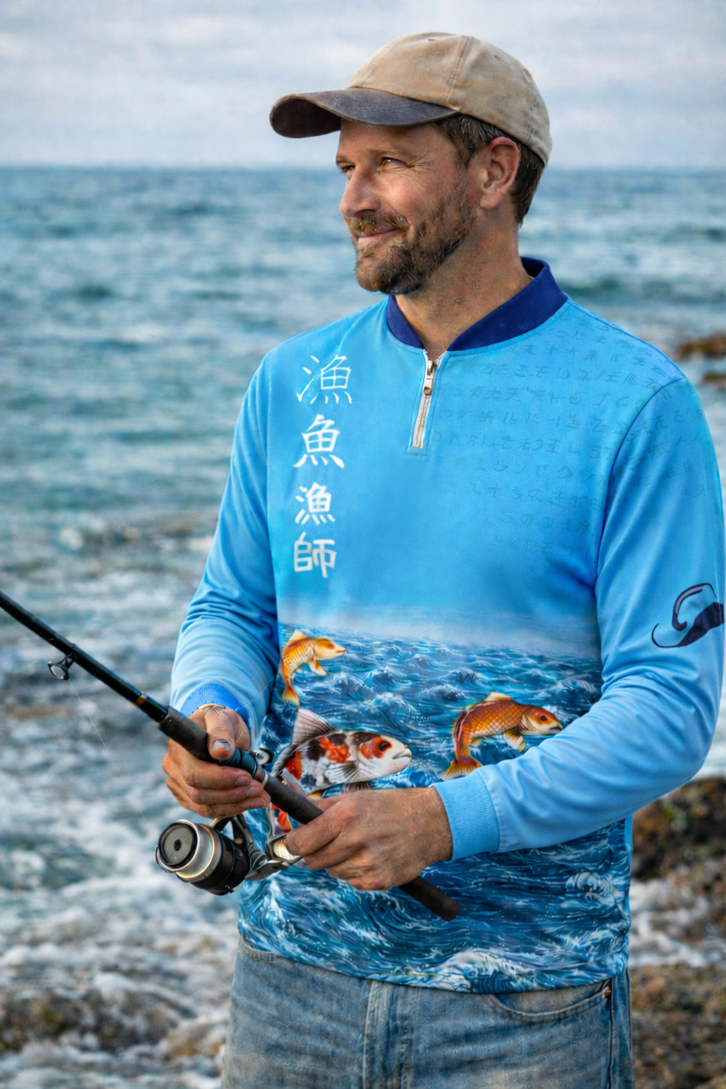 Camisa Manga Comprida com Proteção UV FPS 50+ – Pesca